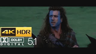 Braveheart  Freedom Speech HDR  4K  51 [upl. by Peltier]