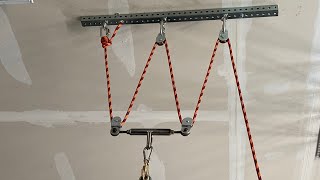 Simple rope and pulley system [upl. by Akenahc]