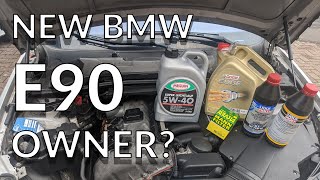 BMW E90 General Maintenance  What You Should Do After Buying A Used BMW E90 [upl. by Jovitah]