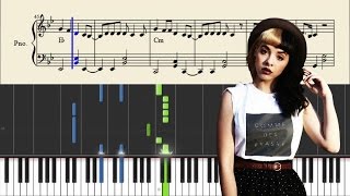 Melanie Martinez  Sippy Cup  Piano Tutorial  SHEETS [upl. by Gregoor]