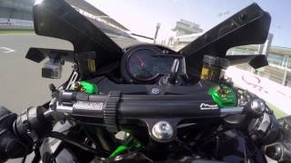 Kawasaki H2R onboard at Losail  Onboard  Motorcyclenewscom [upl. by Misty]