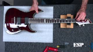 ESP Guitars Tech Corner  Truss Rod Adjustment 12 [upl. by Sandi]