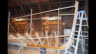 Building of a Core Sound Style Round Stern Boat Part  1 [upl. by Noitna440]