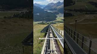 Muottas Muragl Funicular Switzerland [upl. by Hamish]