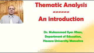 Thematic Analysis An Introduction [upl. by Grados]