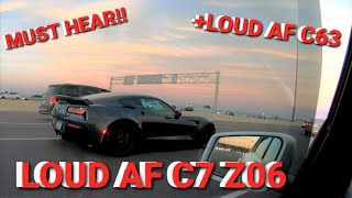 This C7 Z06 Corvette Sounds INSANE  AR Headers  Xpipe [upl. by Reffineg447]