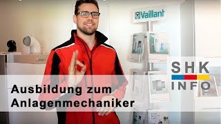 Ausbildung zum Anlagenmechaniker für Sanitär Heizungs und Klimatechnik [upl. by Auqkinahs]