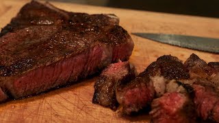 Cooking Steak With a Cast Iron Skillet [upl. by Birgit664]