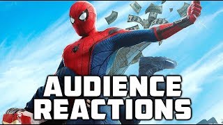 SpiderMan HomeComing SPOILERS Audience Reactions  July 7 2017 [upl. by Nady]