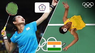 PV Sindhu 🇮🇳vs Tai TzuYing TPE Womens Badminton Round of 16 at Rio 2016 [upl. by Benjie550]