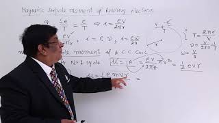 Class 12th – Magnetic Dipole Moment of Revolving Electron  Gyromagnetic Ratio  Tutorials Point [upl. by Etirugram]