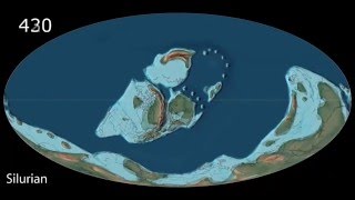 Plate Tectonics 540Ma  Modern World  Scotese Animation 022116b [upl. by Nealah959]