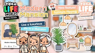 MODERN MANSION FULL MAKEOVER TOCA LIFE WORLD  TOCA BOCA [upl. by Lucine]