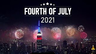 July Fourth 2021  4K Fireworks Compilation [upl. by Willdon]