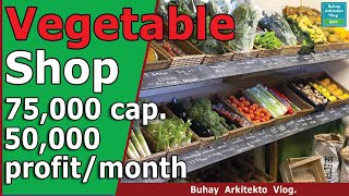 vegetable shop fruit shop fresh vegetablesmall store [upl. by Airetak463]