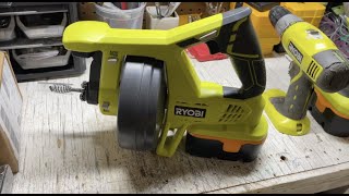 How to use the Ryobi One 18V Drain Auger [upl. by Tterej445]