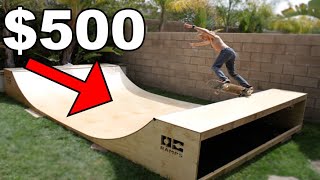 How To Build A Backyard Skatepark For CHEAP [upl. by Aela]