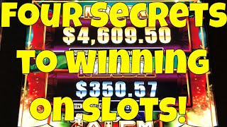 Four Secrets To Winning on Slot Machines • The Jackpot Gents [upl. by Bernj]