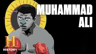 Drawn History The Story of Muhammad Ali  History [upl. by Ybocaj423]