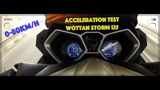 Wottan Storm 125  POV Acceleration Test [upl. by Erich]