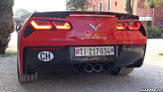 Corvette C7 Stingray Start Up amp Revs  Lovely Exhaust Sound [upl. by Elsie]