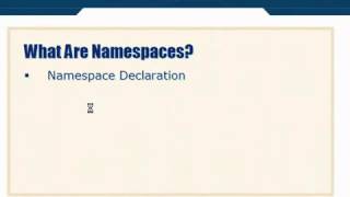 XML Tutorial 39 Introduction to Namespaces [upl. by Dorreg71]