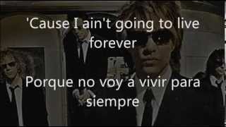 Bon Jovi  Its My Life Lyrics subtitulada y traducida al español [upl. by Tereve]