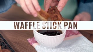 Waffle Stick Pan  Pampered Chef [upl. by Anneiv]