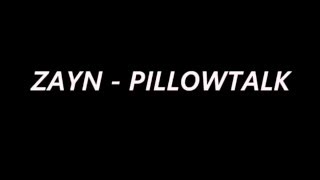 Pillow Talk Zayn 1 HOUR LOOP W LYRICS [upl. by Dasi]