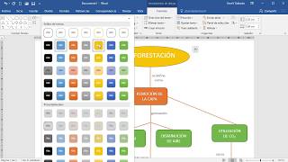 CÓMO HACER UN MAPA CONCEPTUAL EN WORD [upl. by Vin]