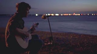 Location  Khalid Live acoustic cover on the beach [upl. by Adaynek]