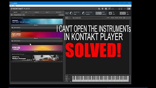 SOLVED  How to fix No Instruments loaded in Kontakt [upl. by Steel]