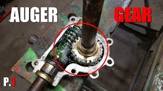 How to Fix a Snowblower Auger Gear Part 1 [upl. by Nylinnej]