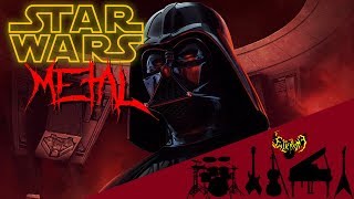 STAR WARS  The Imperial March Darth Vaders Theme 【Intense Symphonic Metal Cover】 [upl. by Rennerb321]