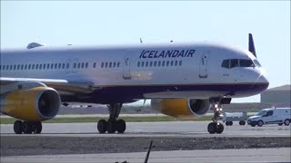 Planespotting at Keflavik Airport  Iceland  140616 [upl. by Derte655]