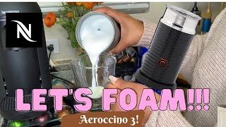 How To Foam Milk With Aeroccino 3 Make Coffee With Foam Tips amp Tricks  Easy Foamed Latte Recipe [upl. by Chuah]