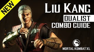 Mortal Kombat X LIU KANG Dualist Combo Guide [upl. by Llenoil204]