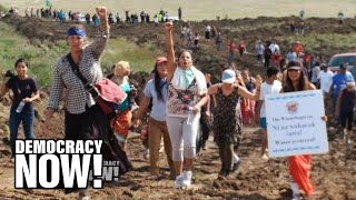 Dakota Access Pipeline Company Attacks Native American Protesters with Dogs amp Pepper Spray [upl. by Anahsar390]