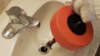 How to Use Canister Style Drain Cleaning Augers PART 1 [upl. by Annola]