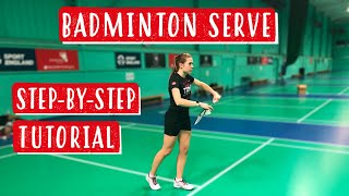 Backhand Serve  A stepbystep guide EVERY BADMINTON PLAYER NEEDS [upl. by Damali]