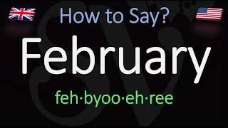 How to pronounce February CORRECTLY [upl. by Landrum733]