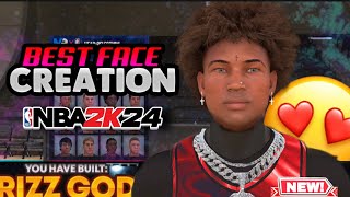 BEST COMP DRIPPY FACE CREATION NBA 2K24  Rizz The City NPCs [upl. by Nailliw]