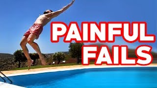 The Most Painful Fails of August 2019  Funny Fail Compilation [upl. by Aihtekal732]