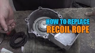 How to Replace Recoil Rope [upl. by Ian]