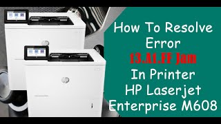 Printer HP Laserjet Enterprise M608  13A1FF Jam Error Resolved [upl. by Concettina829]