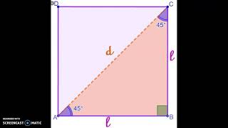 TRIANGOLO RETTANGOLO ISOSCELE [upl. by Eniale]