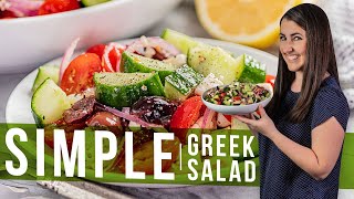 Simple Greek Salad [upl. by Liana637]