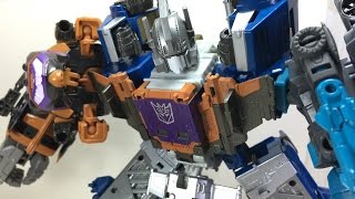 Takara Unite Warriors Bruticus Transformers Review [upl. by Ahsram]