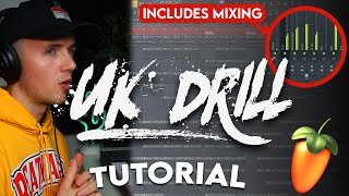 THE ULTIMATE UK DRILL TUTORIAL FOR 2022 Full Process  FL Studio 20 [upl. by Rajiv342]