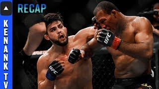 ROBBERY Kelvin Gastelum BEATS Jacare Souza  UFC 224 Full Fight Recap HD  Highlight audio [upl. by Chladek]